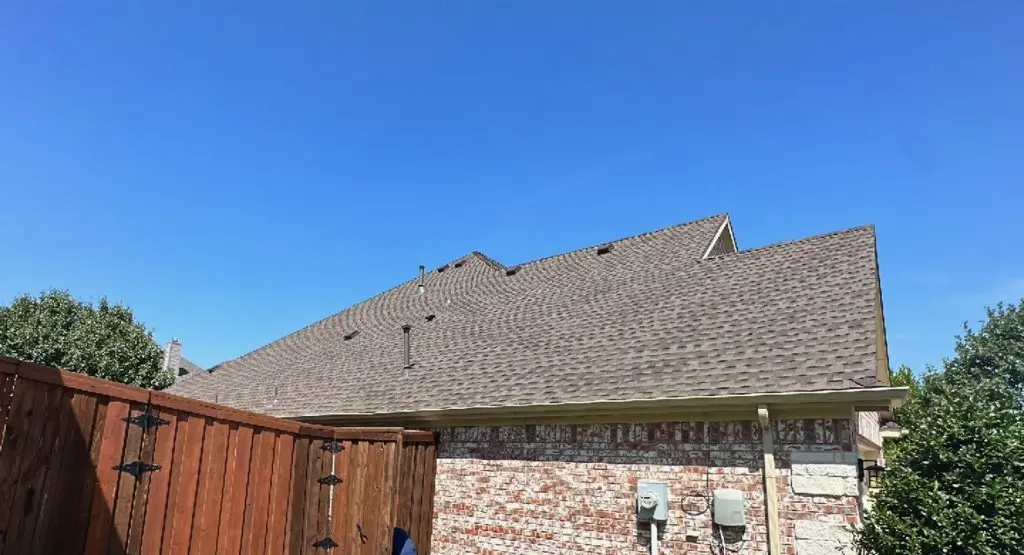 Completed roof replacement project in Parma
